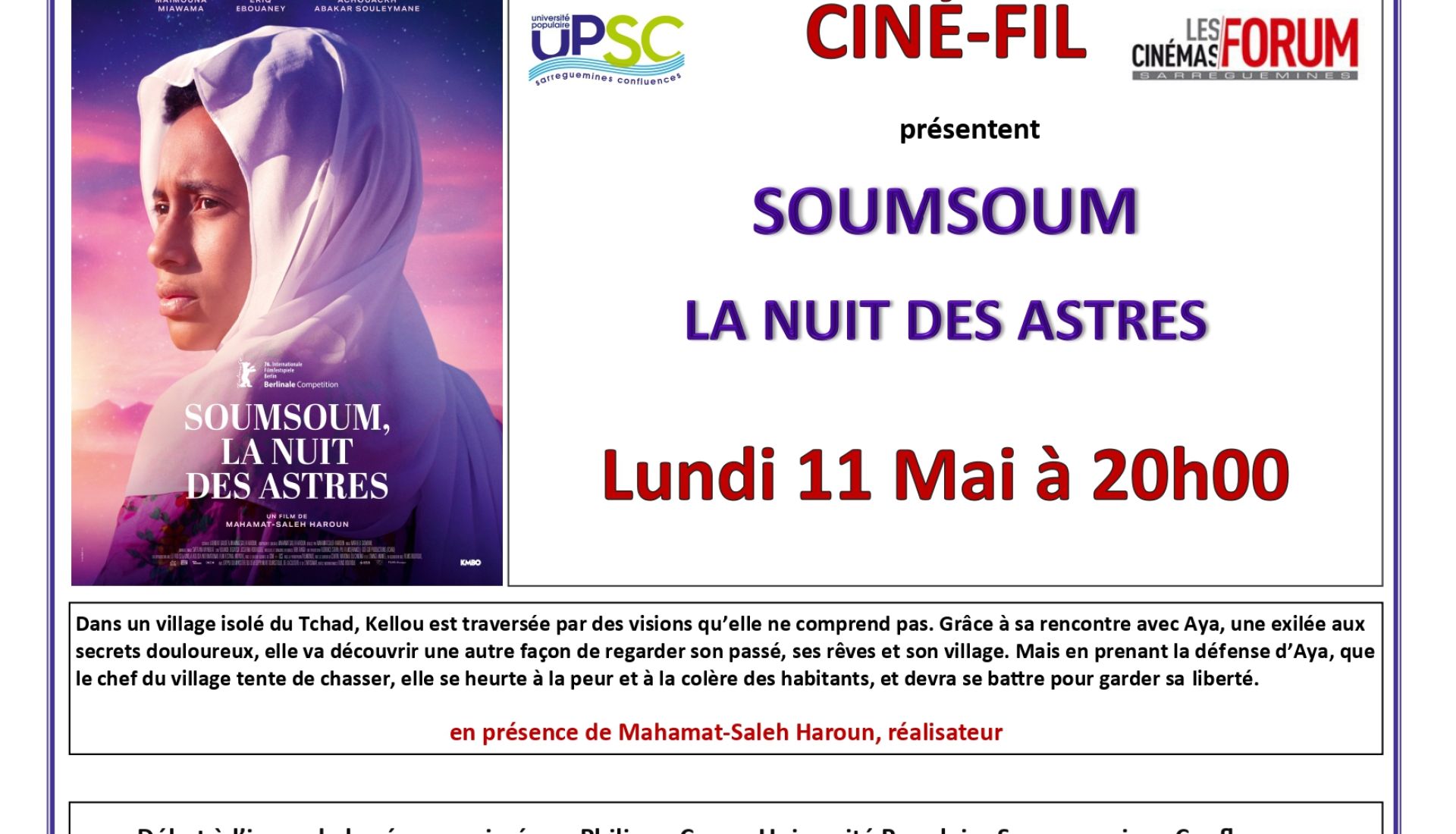 CINE-FIL d'avril